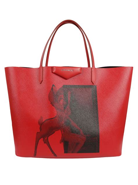 givenchy bambi tote red|Givenchy Bambi .